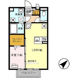 モンターニュ コアラの物件間取画像